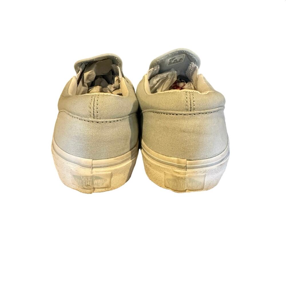 VANS SLIP-ON LIGHT BLUE SEQUINED RAINBOW ON FRONT WOMENS 8.5 JUNIORS 7 EU 39 - Picture 8 of 13